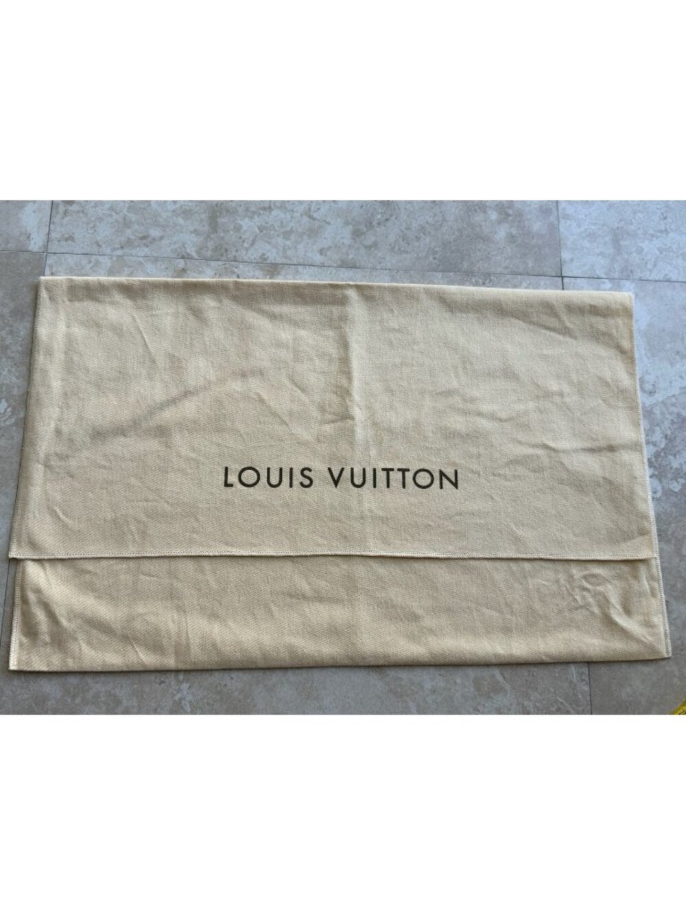 Authentic Louis Vuitton Dust Bag Storage Cover Ivory 13" X 22"